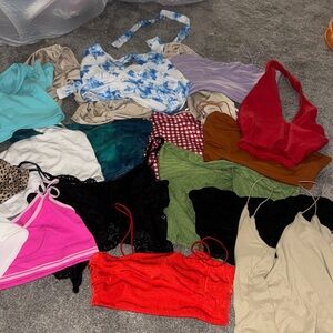 Colorful Women's going out tops